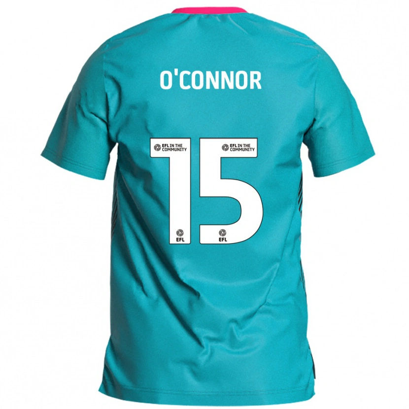 Danxen Herren Anthony O'connor #15 Himmelblau Pink Auswärtstrikot Trikot 2025/26 T-Shirt Österreich