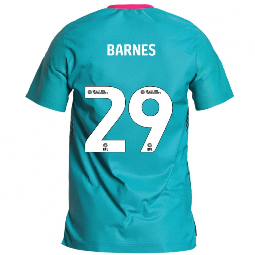 Danxen Herren Lucas Barnes #29 Himmelblau Pink Auswärtstrikot Trikot 2025/26 T-Shirt Österreich
