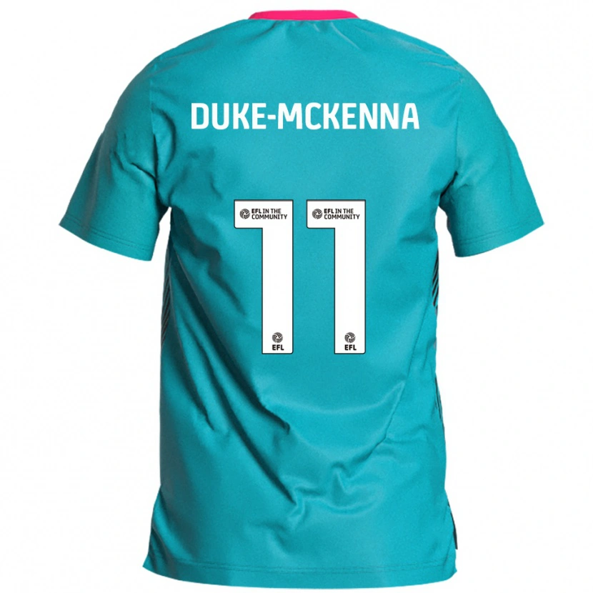 Danxen Herren Stephen Duke-Mckenna #11 Himmelblau Pink Auswärtstrikot Trikot 2025/26 T-Shirt Österreich