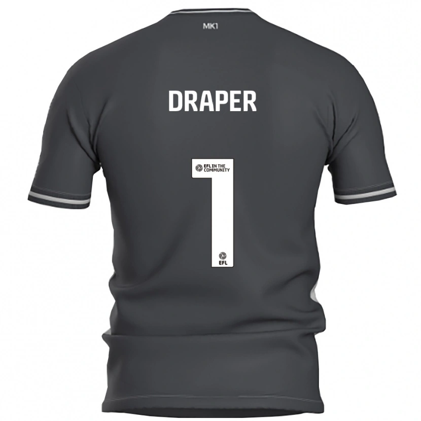 Danxen Herren Anna Draper #1 Grau Silber Auswärtstrikot Trikot 2025/26 T-Shirt Österreich