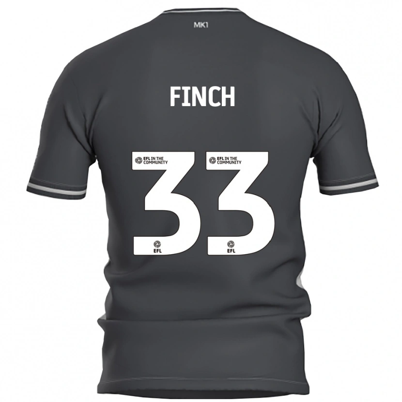 Danxen Herren Tom Finch #33 Grau Silber Auswärtstrikot Trikot 2025/26 T-Shirt Österreich