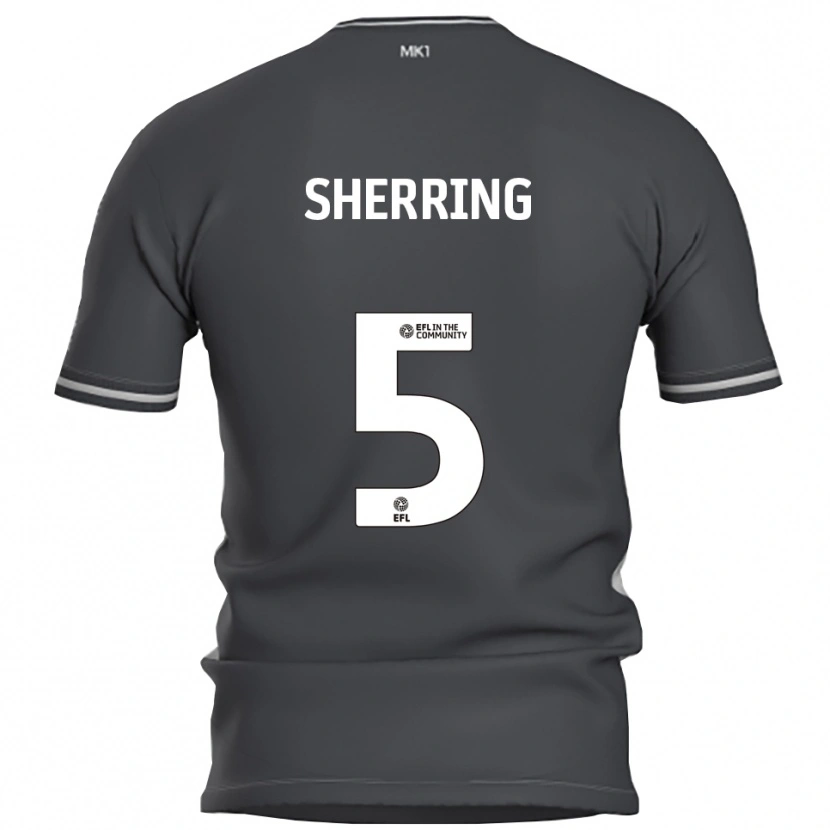 Danxen Herren Sam Sherring #5 Grau Silber Auswärtstrikot Trikot 2025/26 T-Shirt Österreich