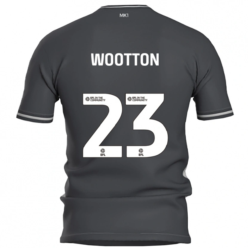 Danxen Herren Sydney Wootton #23 Grau Silber Auswärtstrikot Trikot 2025/26 T-Shirt Österreich