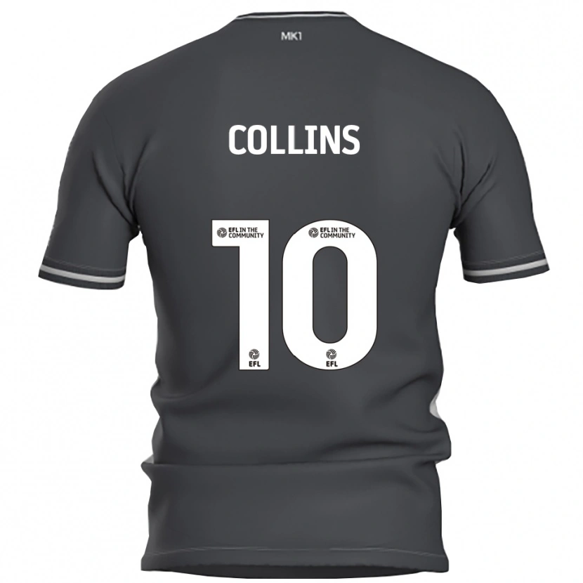 Danxen Herren Aaron Collins #10 Grau Silber Auswärtstrikot Trikot 2025/26 T-Shirt Österreich