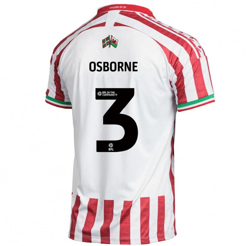 Danxen Herren Jed Osborne #3 Rot Weiß Auswärtstrikot Trikot 2025/26 T-Shirt Österreich