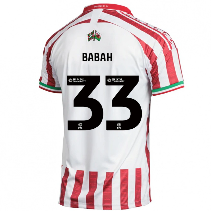 Danxen Herren Armani Babah #33 Rot Weiß Auswärtstrikot Trikot 2025/26 T-Shirt Österreich
