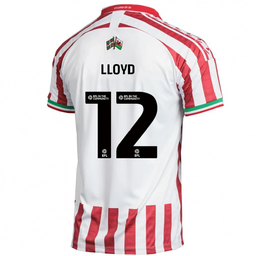 Danxen Herren Tomos Lloyd #12 Rot Weiß Auswärtstrikot Trikot 2025/26 T-Shirt Österreich