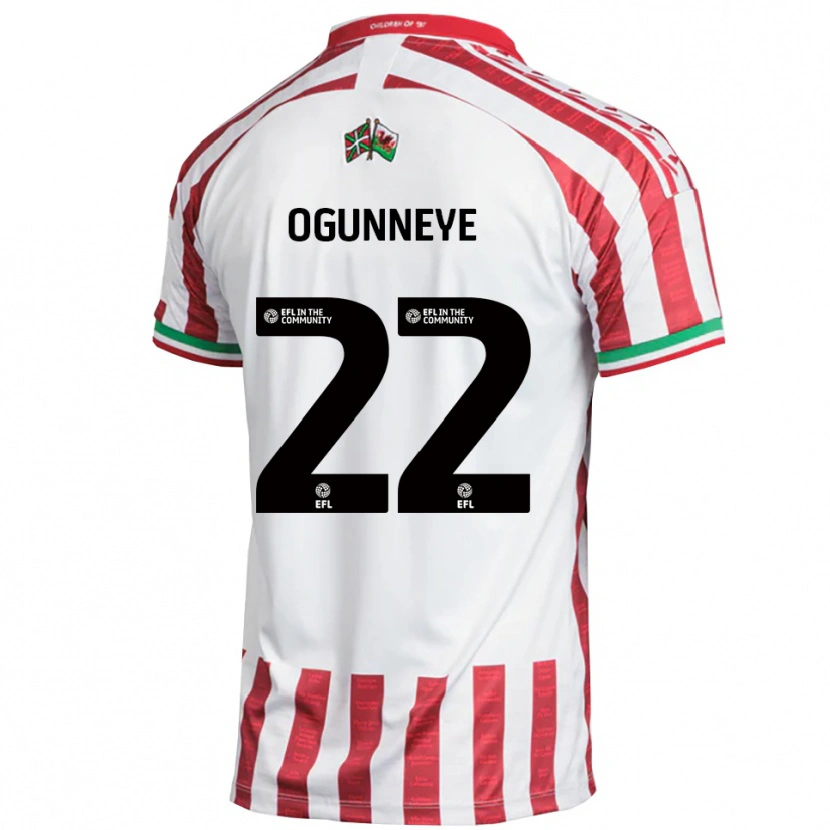 Danxen Herren Habeeb Ogunneye #22 Rot Weiß Auswärtstrikot Trikot 2025/26 T-Shirt Österreich