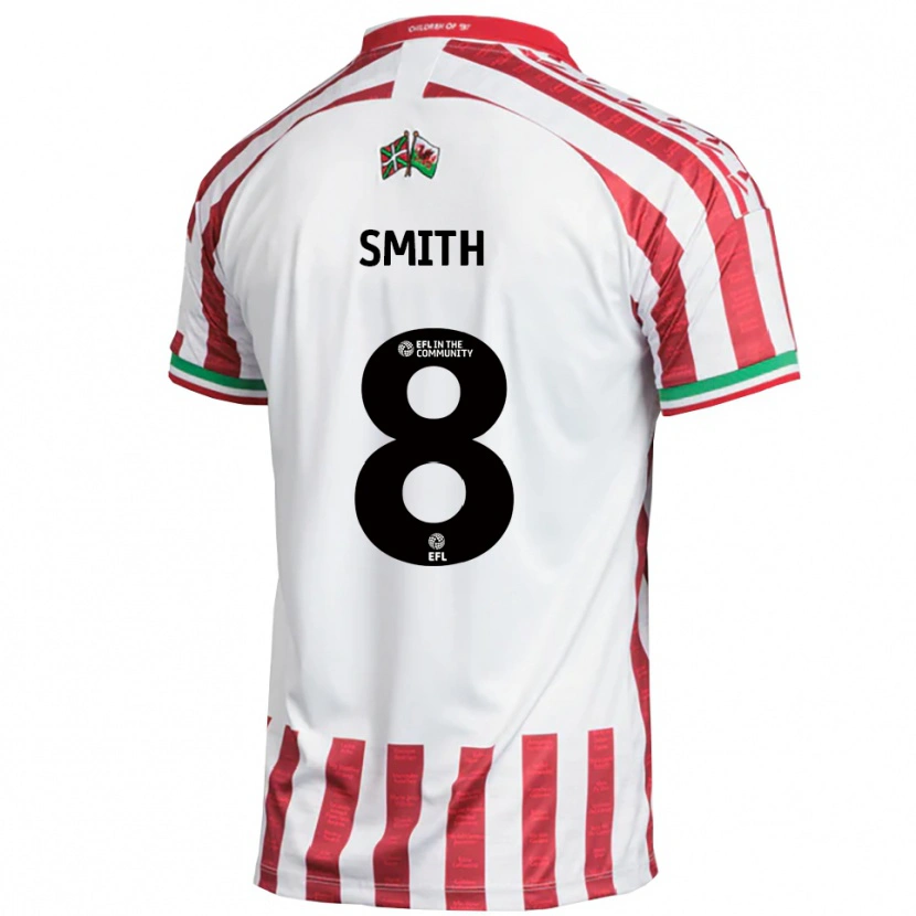 Danxen Herren Matt Smith #8 Rot Weiß Auswärtstrikot Trikot 2025/26 T-Shirt Österreich