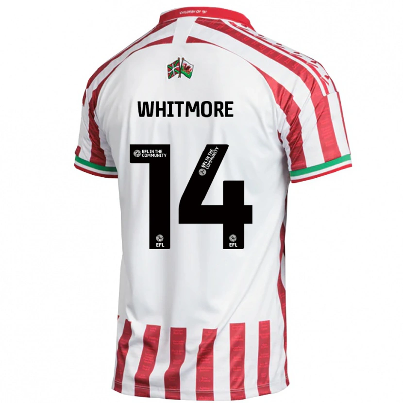 Danxen Herren Kai Whitmore #14 Rot Weiß Auswärtstrikot Trikot 2025/26 T-Shirt Österreich