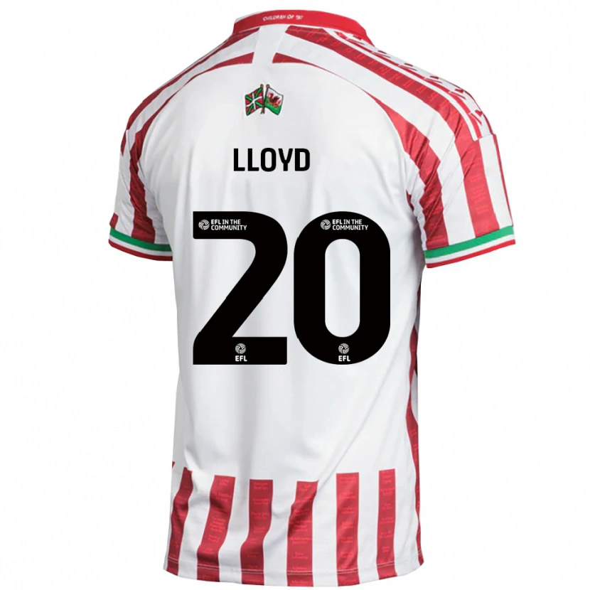 Danxen Herren Ben Lloyd #20 Rot Weiß Auswärtstrikot Trikot 2025/26 T-Shirt Österreich