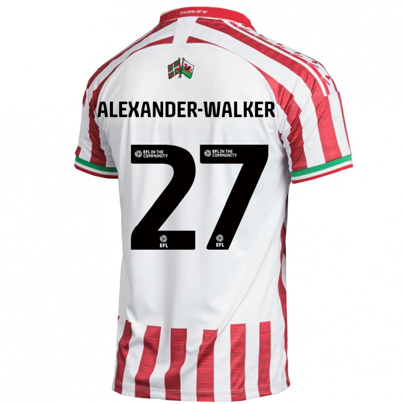 Danxen Herren Moses Alexander-Walker #27 Rot Weiß Auswärtstrikot Trikot 2025/26 T-Shirt Österreich