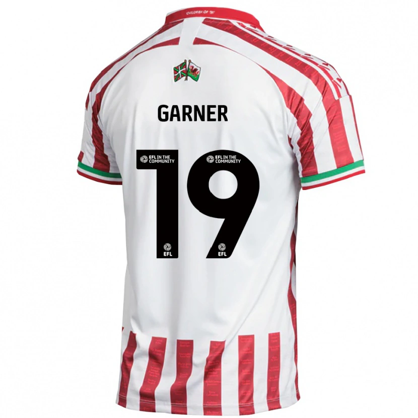 Danxen Herren Gerard Garner #19 Rot Weiß Auswärtstrikot Trikot 2025/26 T-Shirt Österreich