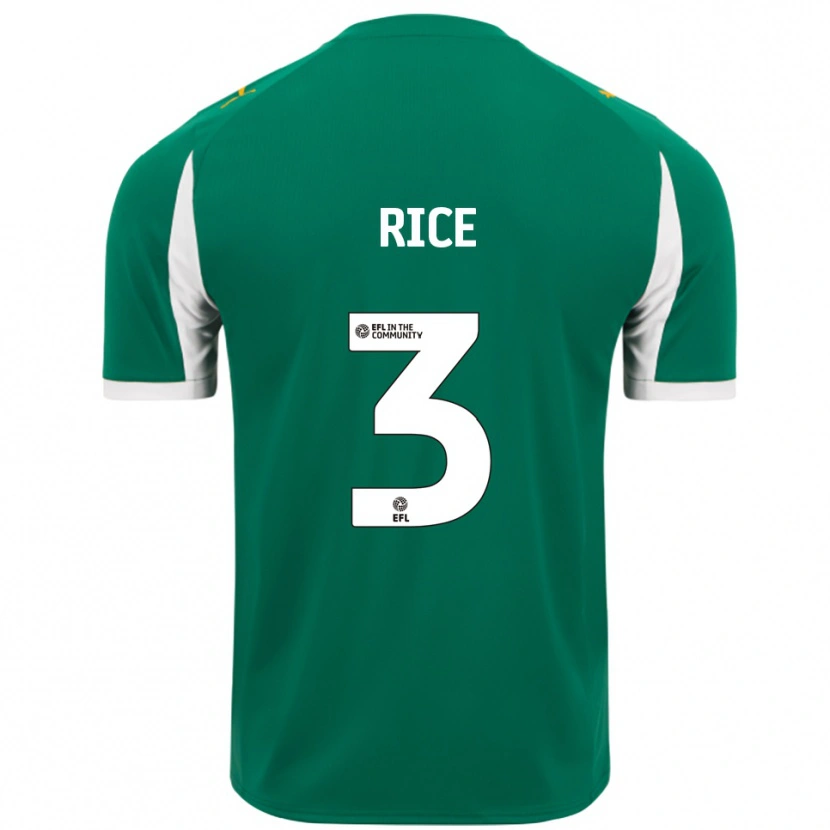 Danxen Herren Alfie Rice #3 Grün Weiß Auswärtstrikot Trikot 2025/26 T-Shirt Österreich