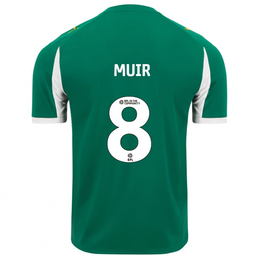 Danxen Herren Kameron Muir #8 Grün Weiß Auswärtstrikot Trikot 2025/26 T-Shirt Österreich