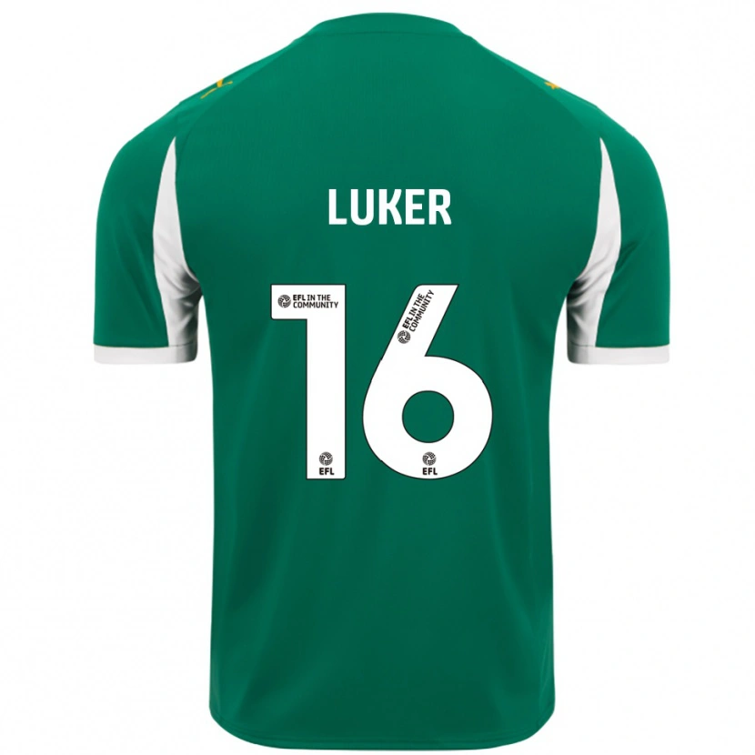 Danxen Herren Jayden Luker #16 Grün Weiß Auswärtstrikot Trikot 2025/26 T-Shirt Österreich