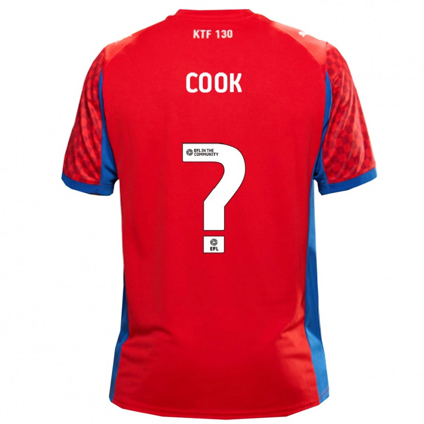 Danxen Herren Cook #0 Rot Blau Auswärtstrikot Trikot 2025/26 T-Shirt Österreich