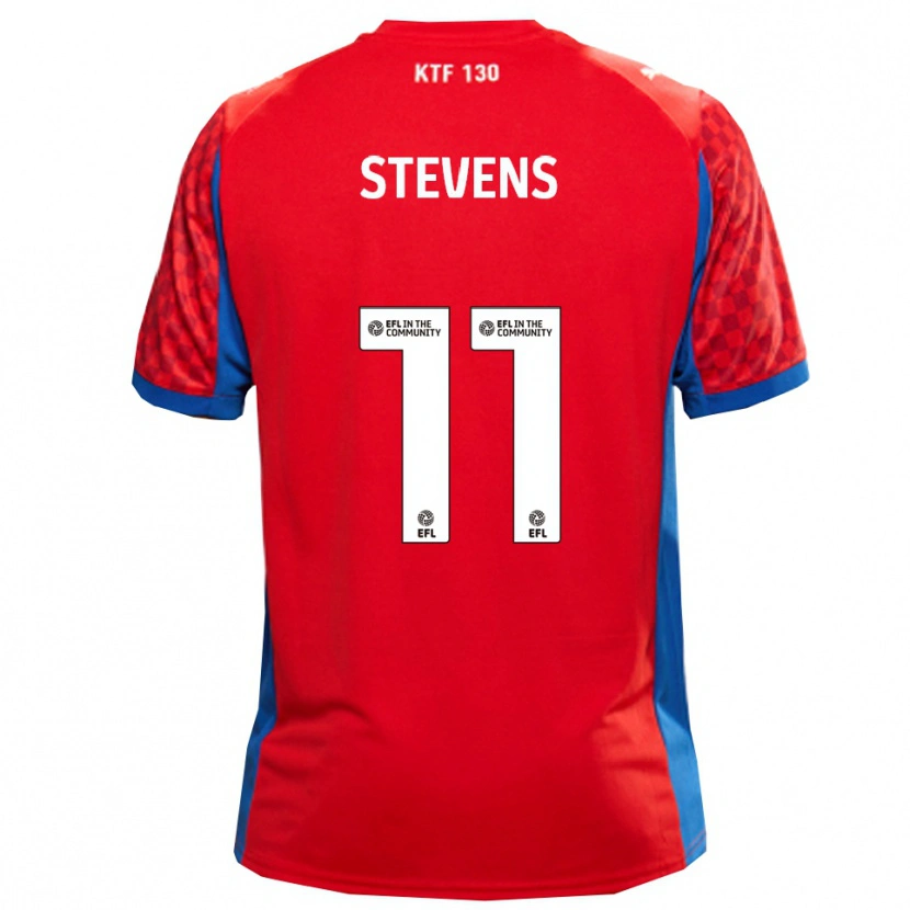 Danxen Herren Jack Stevens #11 Rot Blau Auswärtstrikot Trikot 2025/26 T-Shirt Österreich