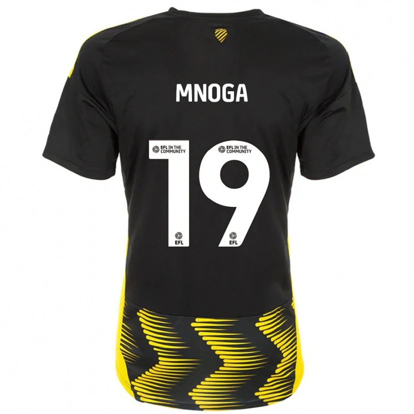 Danxen Herren Haji Mnoga #19 Schwarz Gelb Auswärtstrikot Trikot 2025/26 T-Shirt Österreich