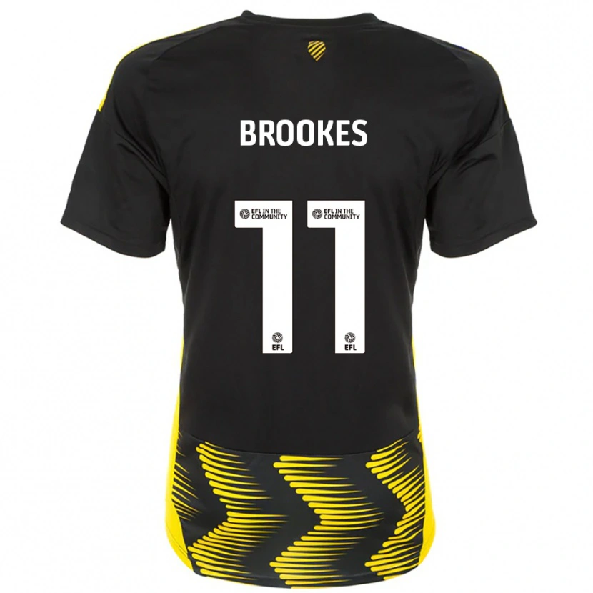 Danxen Herren Evie Brookes #11 Schwarz Gelb Auswärtstrikot Trikot 2025/26 T-Shirt Österreich