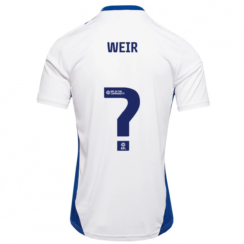 Danxen Herren Taye Weir #0 Weiß Blau Auswärtstrikot Trikot 2025/26 T-Shirt Österreich
