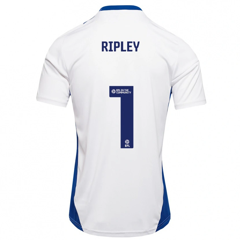 Danxen Herren Connor Ripley #1 Weiß Blau Auswärtstrikot Trikot 2025/26 T-Shirt Österreich