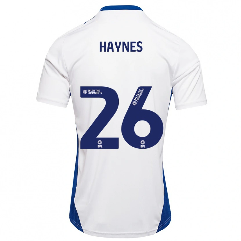 Danxen Herren Billie Haynes #26 Weiß Blau Auswärtstrikot Trikot 2025/26 T-Shirt Österreich