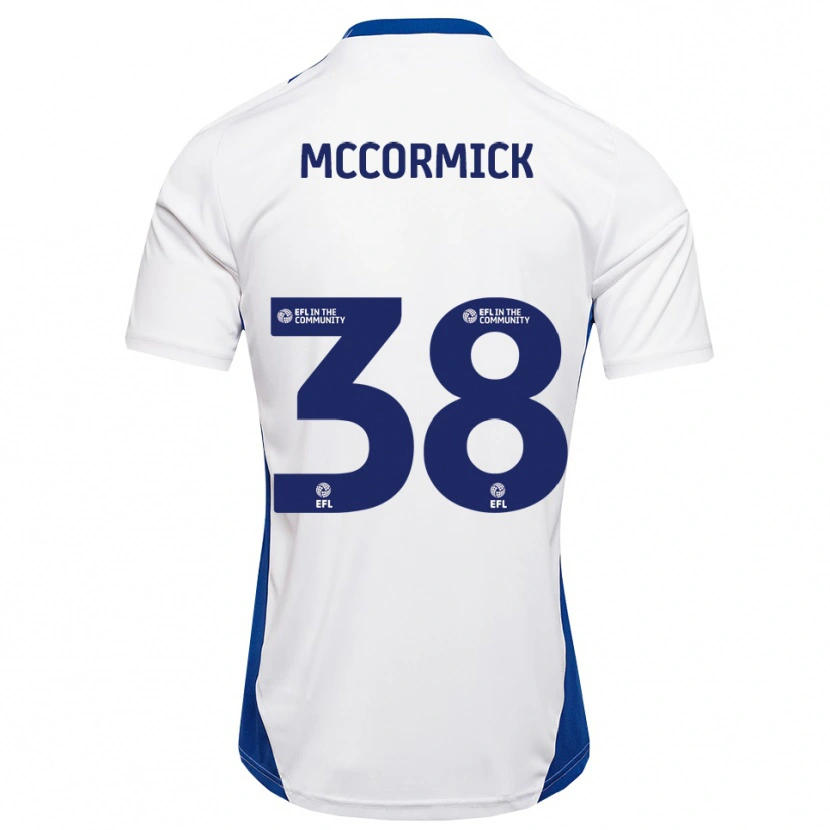 Danxen Herren Antony Mccormick #38 Weiß Blau Auswärtstrikot Trikot 2025/26 T-Shirt Österreich