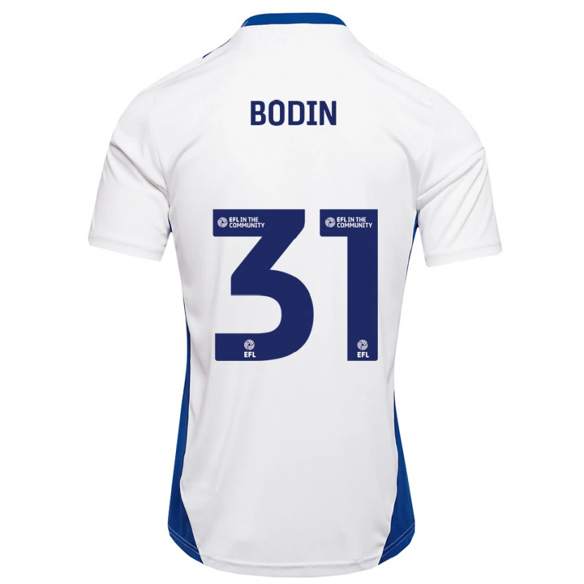 Danxen Herren Billy Bodin #31 Weiß Blau Auswärtstrikot Trikot 2025/26 T-Shirt Österreich