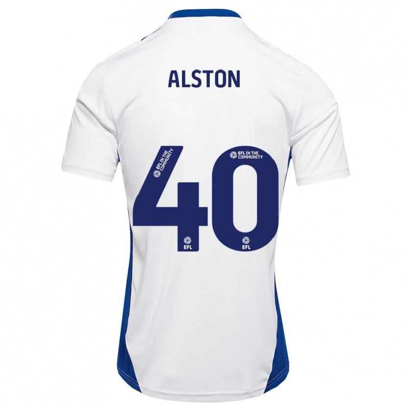 Danxen Herren George Alston #40 Weiß Blau Auswärtstrikot Trikot 2025/26 T-Shirt Österreich