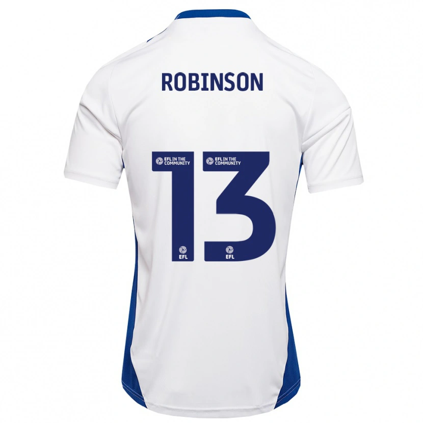 Danxen Herren Anton Robinson #13 Weiß Blau Auswärtstrikot Trikot 2025/26 T-Shirt Österreich