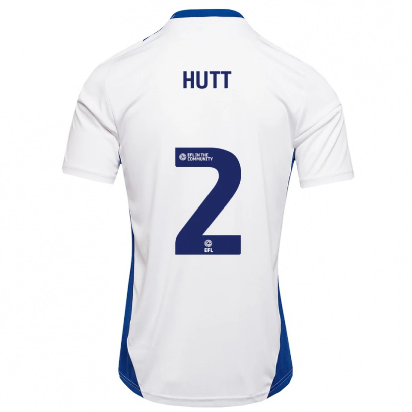 Danxen Herren Liam Hutt #2 Weiß Blau Auswärtstrikot Trikot 2025/26 T-Shirt Österreich