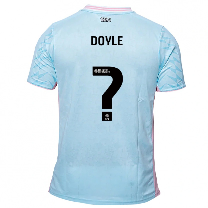 Danxen Herren Ellie Doyle #0 Himmelblau Pink Auswärtstrikot Trikot 2025/26 T-Shirt Österreich