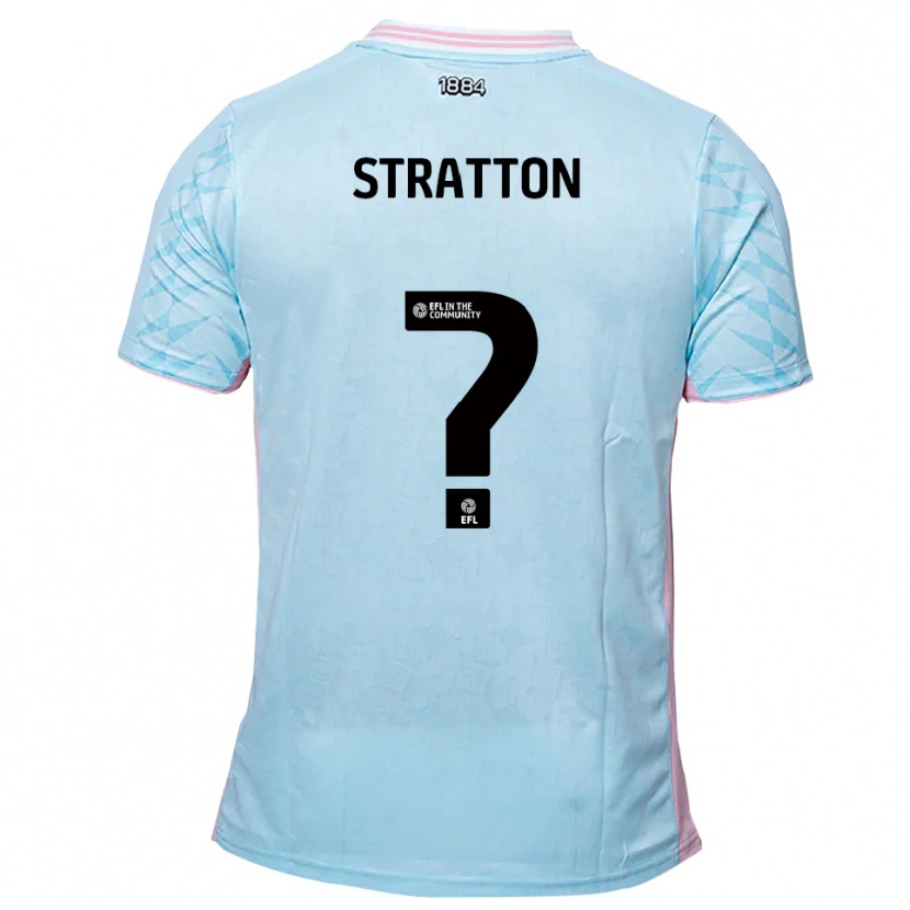 Danxen Herren Lorna Stratton #0 Himmelblau Pink Auswärtstrikot Trikot 2025/26 T-Shirt Österreich