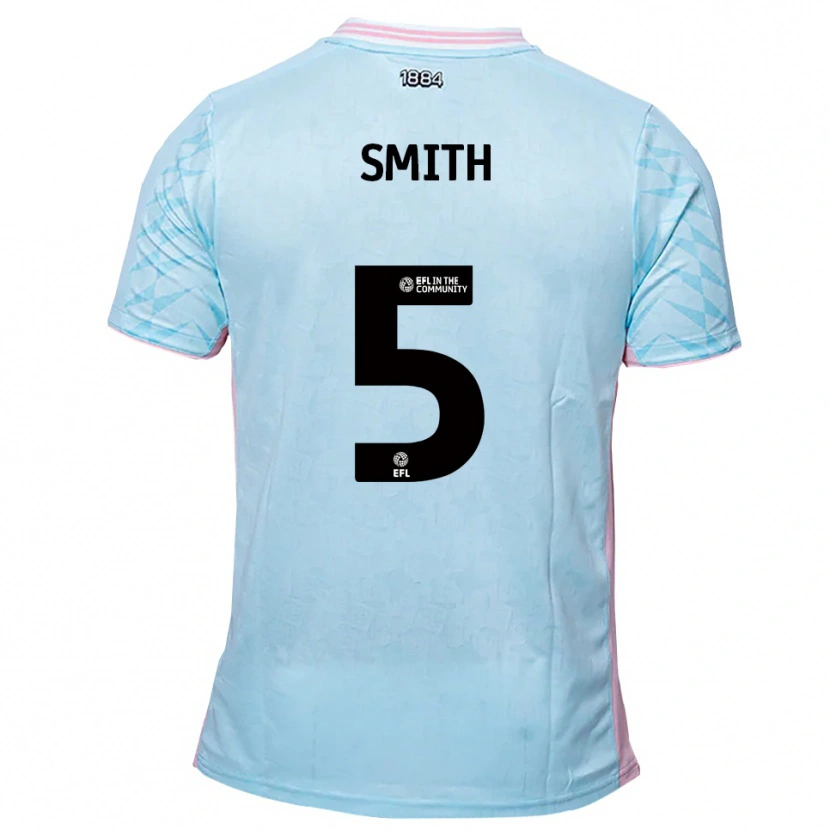 Danxen Herren Nathan Smith #5 Himmelblau Pink Auswärtstrikot Trikot 2025/26 T-Shirt Österreich