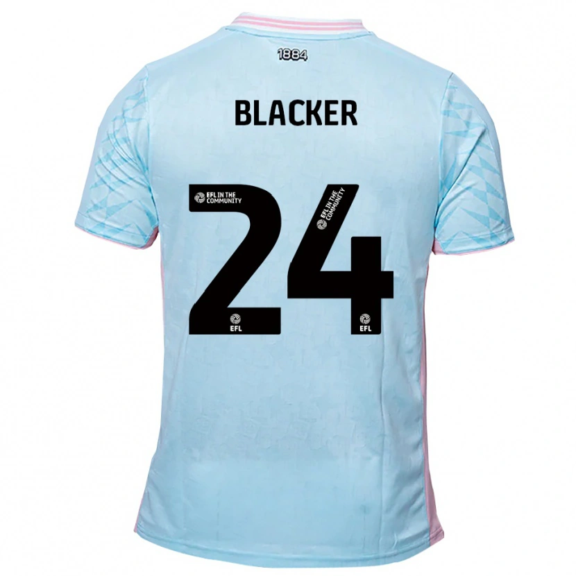 Danxen Herren Billy Blacker #24 Himmelblau Pink Auswärtstrikot Trikot 2025/26 T-Shirt Österreich