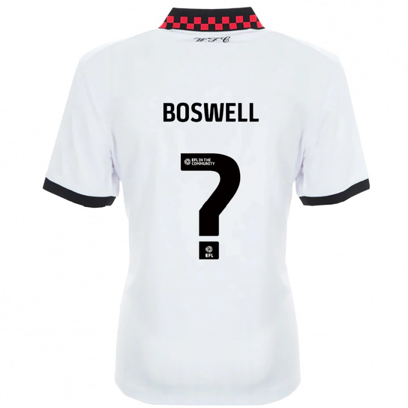 Danxen Herren Lucy Boswell #0 Weiß Schwarz Auswärtstrikot Trikot 2025/26 T-Shirt Österreich