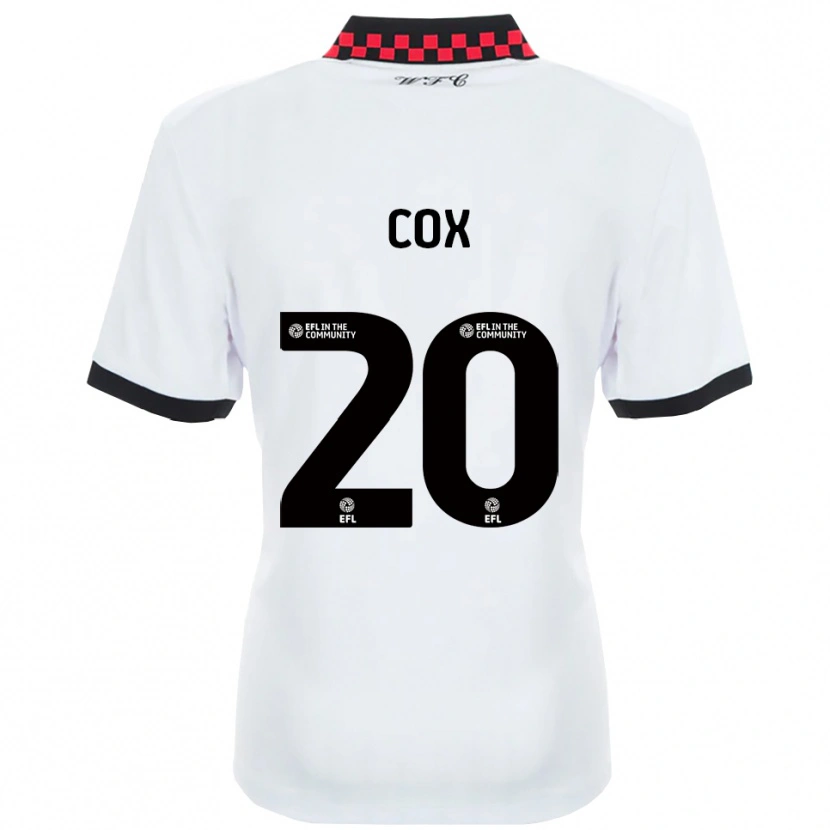 Danxen Herren Daniel Cox #20 Weiß Schwarz Auswärtstrikot Trikot 2025/26 T-Shirt Österreich