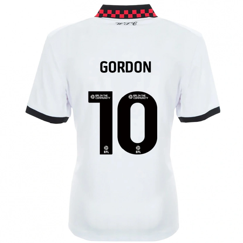 Danxen Herren Josh Gordon #10 Weiß Schwarz Auswärtstrikot Trikot 2025/26 T-Shirt Österreich