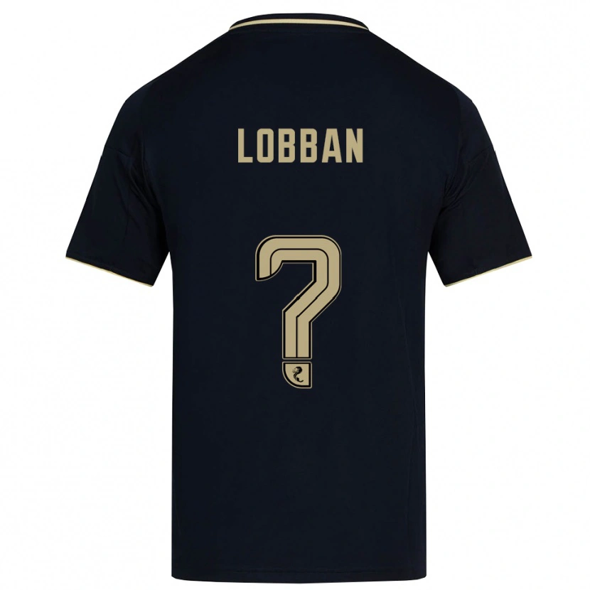 Danxen Herren Dylan Lobban #0 Marine Gold Auswärtstrikot Trikot 2025/26 T-Shirt Österreich
