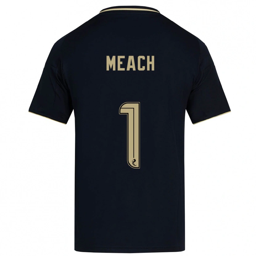 Danxen Herren Aaliyah-Jay Meach #1 Marine Gold Auswärtstrikot Trikot 2025/26 T-Shirt Österreich