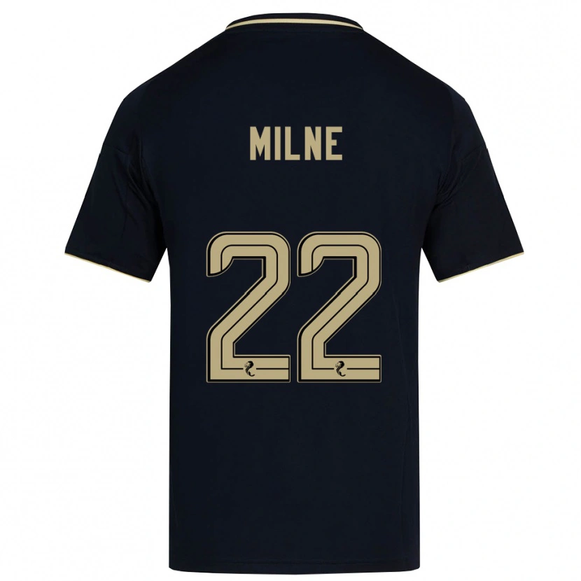 Danxen Herren Jack Milne #22 Marine Gold Auswärtstrikot Trikot 2025/26 T-Shirt Österreich