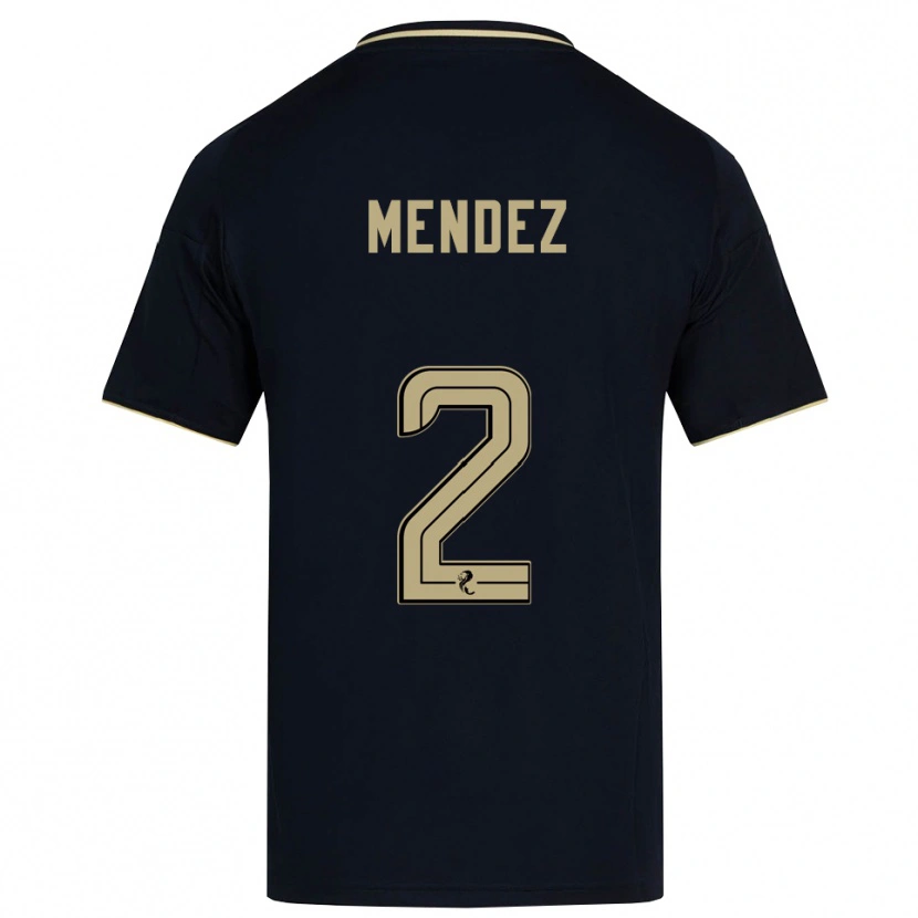 Danxen Herren Alix Mendez #2 Marine Gold Auswärtstrikot Trikot 2025/26 T-Shirt Österreich