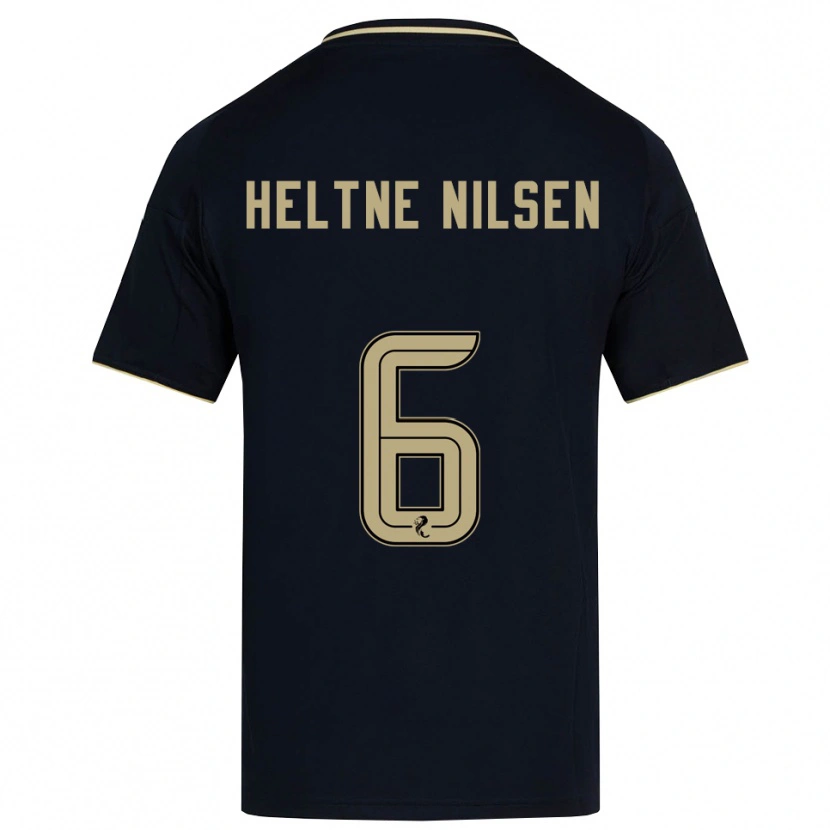 Danxen Herren Sivert Heltne Nilsen #6 Marine Gold Auswärtstrikot Trikot 2025/26 T-Shirt Österreich