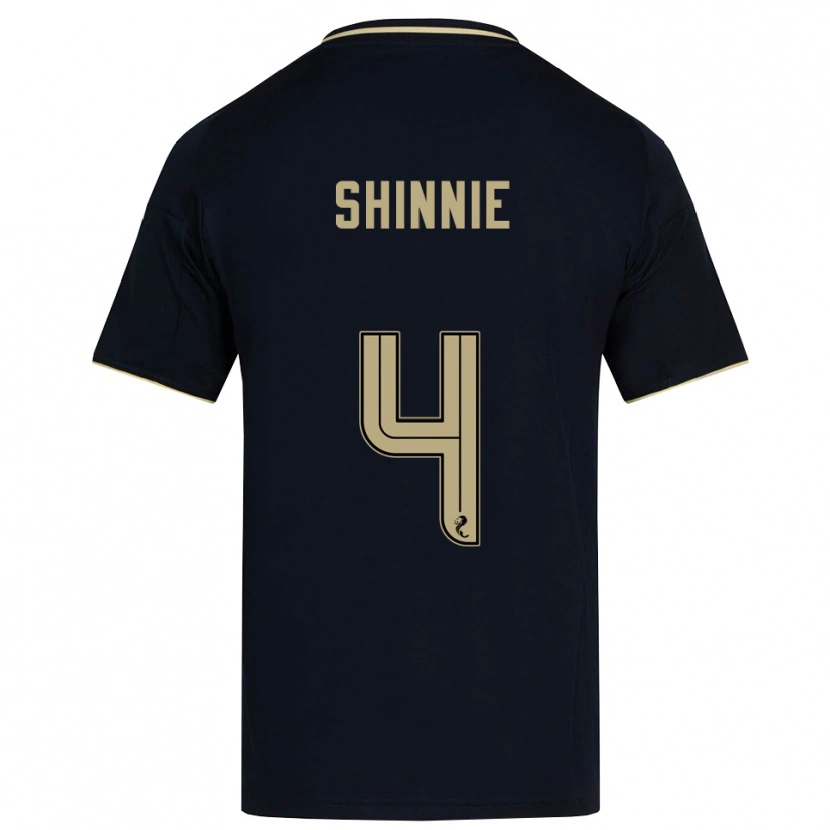 Danxen Herren Graeme Shinnie #4 Marine Gold Auswärtstrikot Trikot 2025/26 T-Shirt Österreich