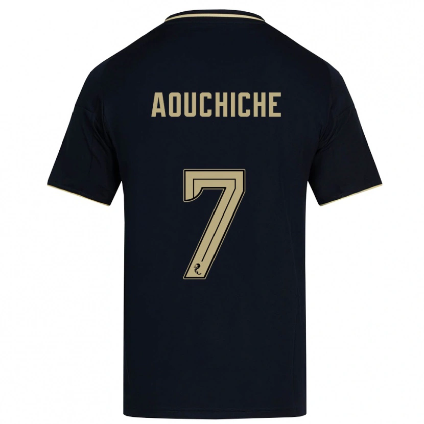 Danxen Herren Adil Aouchiche #7 Marine Gold Auswärtstrikot Trikot 2025/26 T-Shirt Österreich