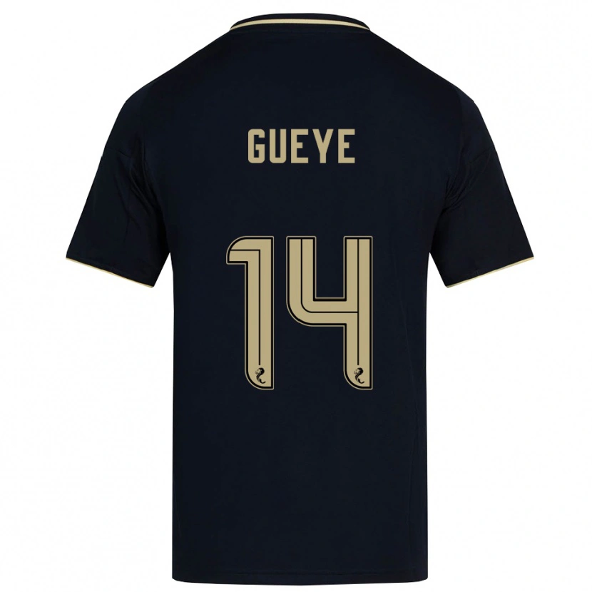 Danxen Herren Pape Habib Gueye #14 Marine Gold Auswärtstrikot Trikot 2025/26 T-Shirt Österreich