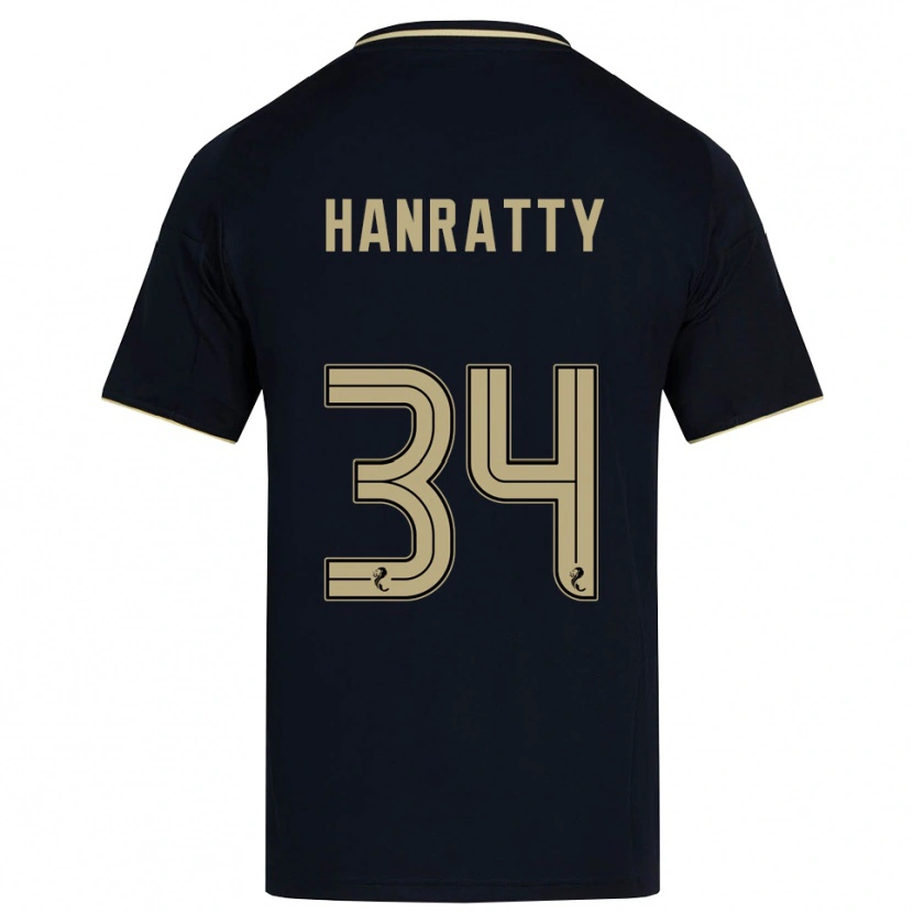 Danxen Herren Kevin Hanratty #34 Marine Gold Auswärtstrikot Trikot 2025/26 T-Shirt Österreich