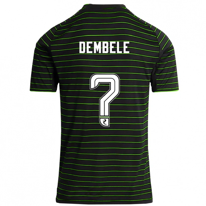 Danxen Herren Hassan Dembele #0 Schwarz Grün Auswärtstrikot Trikot 2025/26 T-Shirt Österreich