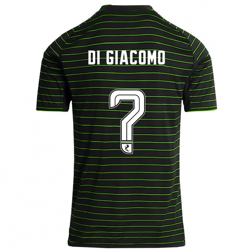Danxen Herren Rocco Di Giacomo #0 Schwarz Grün Auswärtstrikot Trikot 2025/26 T-Shirt Österreich